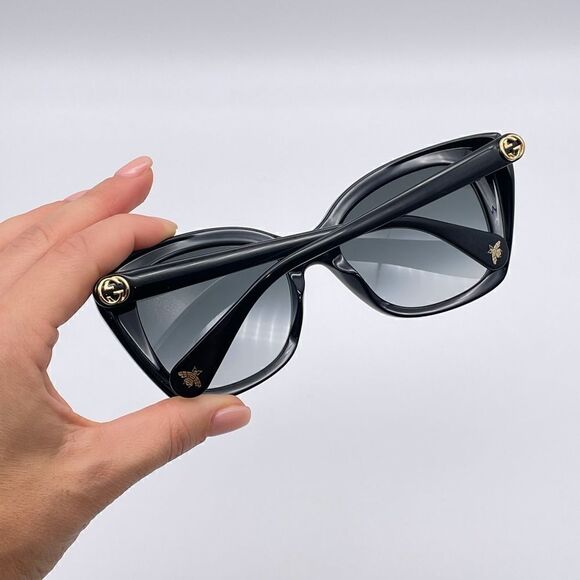 GUCCI Sunglasses GG0921S 001 Black/Grey Women NEW - Picture 9 of 10